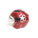 ΚΡΑΝΟΣ ΜΗΧΑΝΗΣ ΑΝΟΙΧΤΟ ΜΑΥΡΟ-ΚΟΚΚΙΝΟ-ΛΕΥΚΟ ΜΕ ΑΣΤΕΡΙ 20558-3